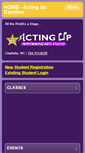 Mobile Screenshot of actingupcarolina.com